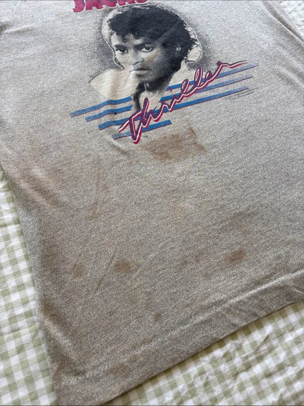 Michael Jackson vintage 1984 thriller single stitch T-shirt - Picture 5 of 9